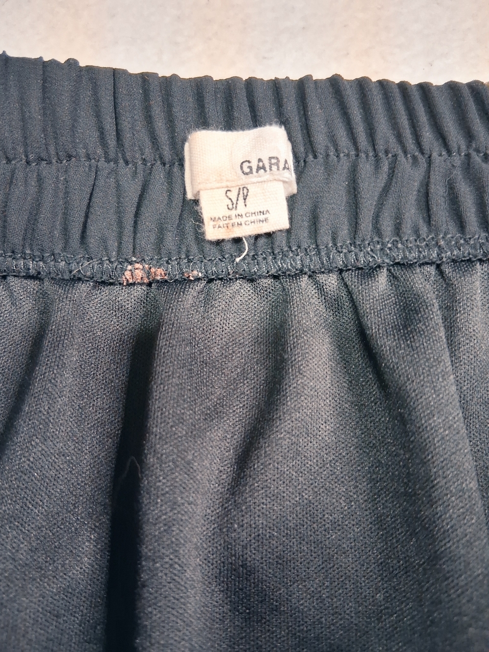 Garage Black Floral Skater Skirt with Pink and Green Details - Picture 2 of 6